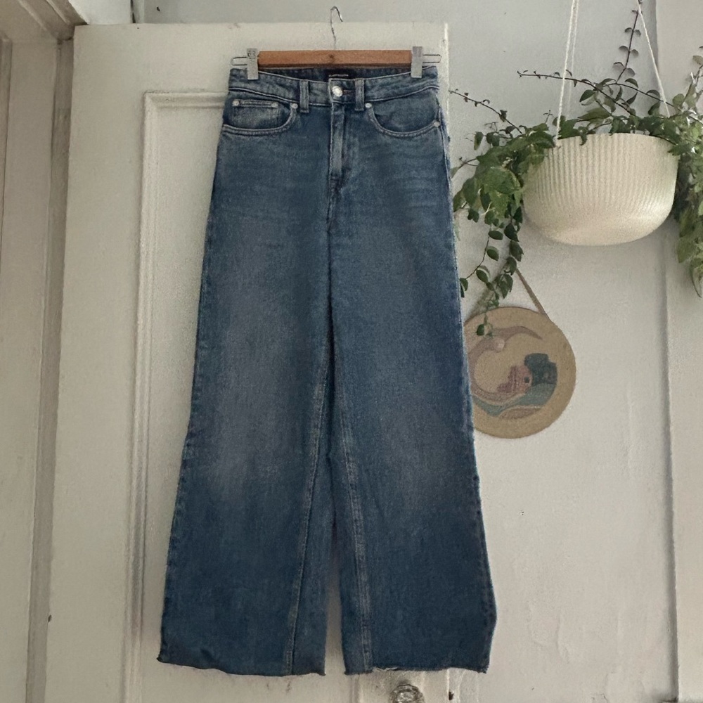 Frank & Oak “Nina” Wide Leg Jeans